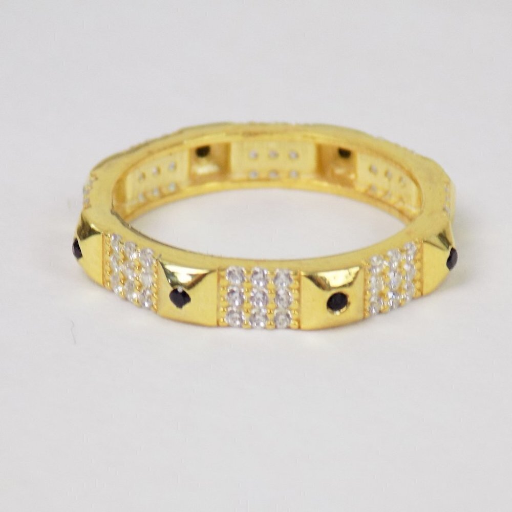 NEW clash studded pave eternity band stacking ring